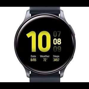 NWT Galaxy Watch Active 2 w/custom leather band